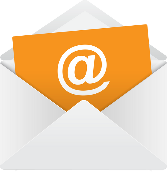 E-mail address in envelope